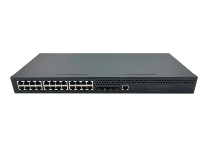 Управляемый коммутатор PoE уровня 2 24x10/100/1000M RJ45, восходящий кабель 4x1G/2,5G SFP