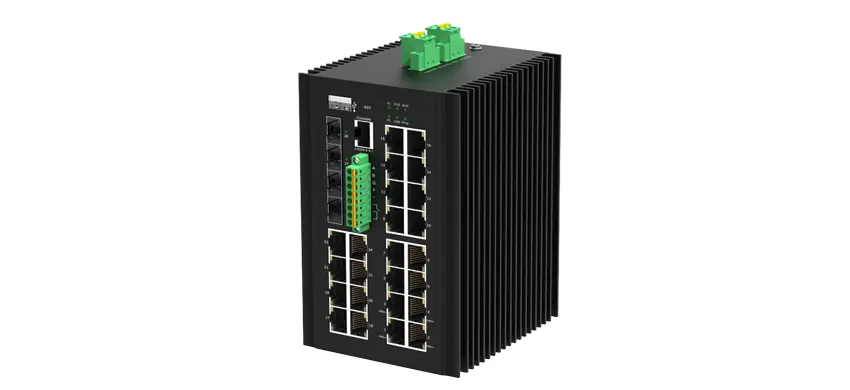 24xGE RJ45, 4x10G SFP, поддержка DI/DO и RS485, порт 1-4, поддержка BT 90 Вт