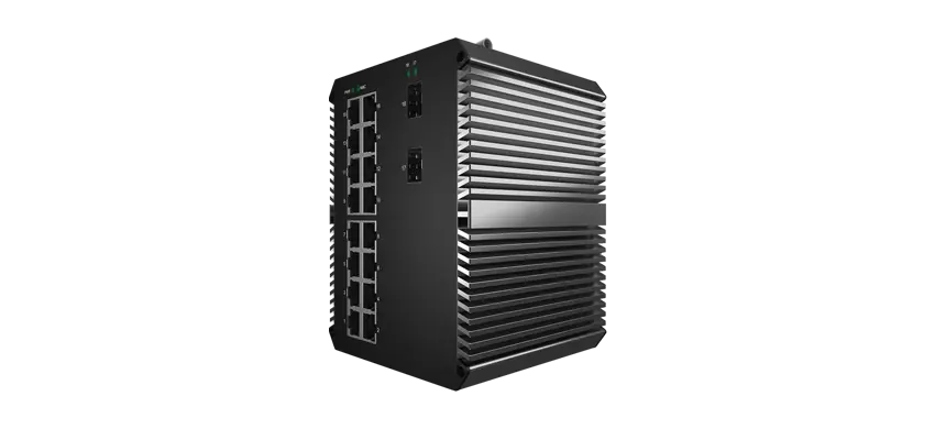 Промышленный L2 управлял переключателем 2x1000M SFP, 16x10/100/1000M RJ45