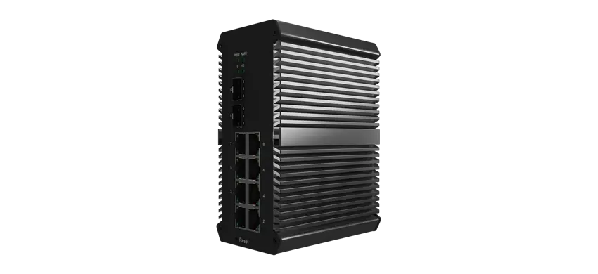 Промышленный L2 управлял коммутатором 2x1000M SFP, 8x10/100/1000M RJ45