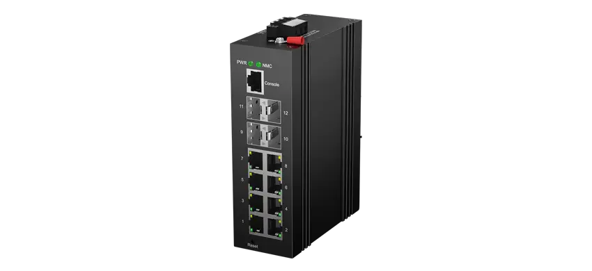 Промышленный слой 2 управлял переключателем 8x10/100/1000M RJ45 PoE, 4x1000M SFP M
