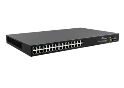 Управляемый коммутатор PoE Layer2 32x10/100/1000Base-T, 4xGigabit SFP