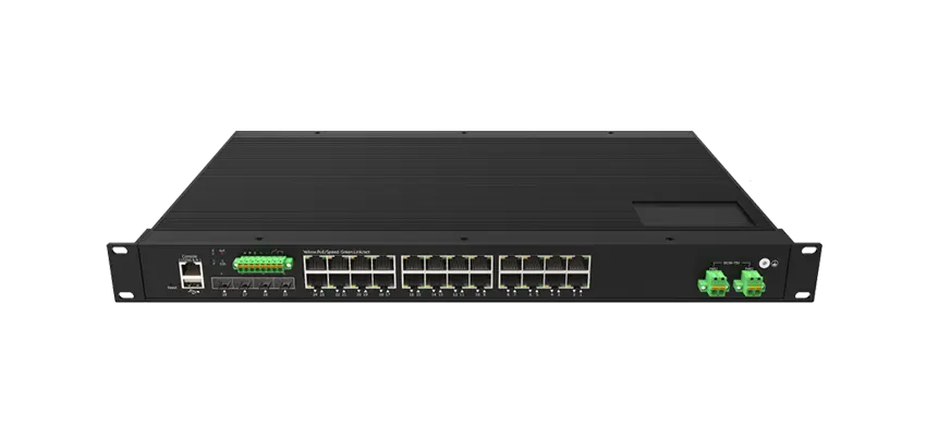 24xGE RJ45, 4x10G SFP, поддержка DI/DO и RS485, порт 1-4, поддержка BT 90 Вт