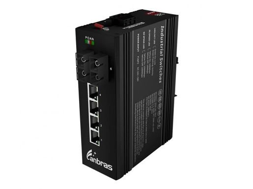 100Base-TX Industrial Ethernet Switch (PoE Optional)