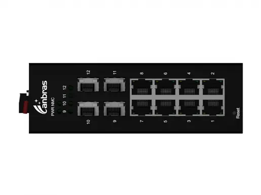 1000Base-T Industrial Ethernet Switch (PoE Optional)