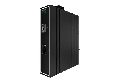(DIN-рейка) 1x1000Base-X, 1x10/100/1000Base-T Неуправляемый промышленный медиаконвертер