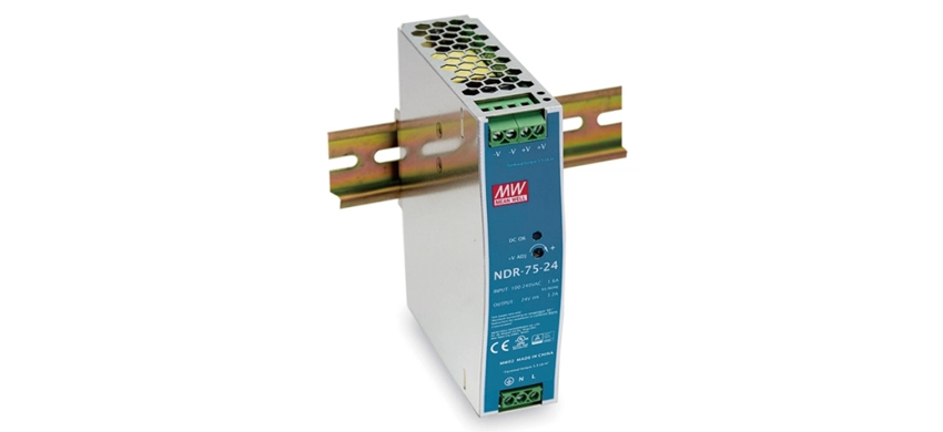 Промышленный DIN RAIL с одним выходом 75 Вт