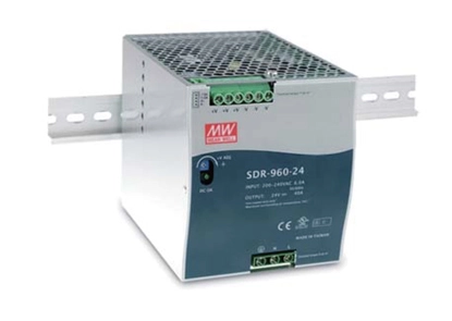 960W с одним выходом Промышленные DIN RAIL с функцией PFC