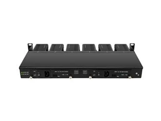 High Density Chassis 12-Slot Miniature Media Converter Rack