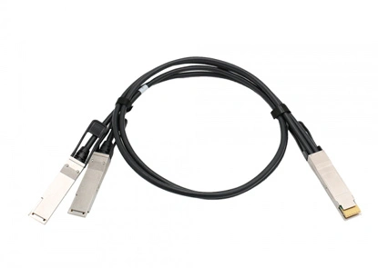 Пассивное прямое крепление медного кабеля 200G QSFPDD к 2x100G QSFP28