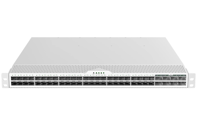 Переключатель белого ящика центра данных 48x25G SFP28, 8x100G QSFP28