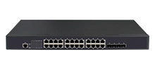 Штабелируемый управляемый коммутатор L3 Lite 24x10/100/1000M RJ45, 4x10G SFP