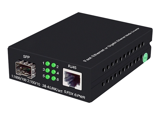 Конвертер 1000Base-X средств ПОГРУЖЕНИЯ гигабита к 10/100/1000Base-T
