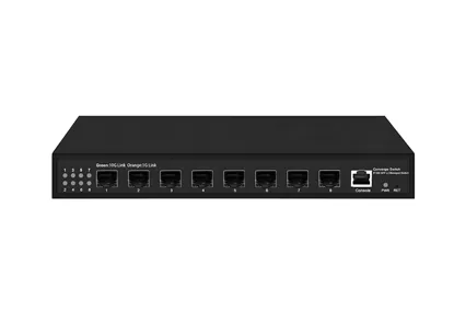 Коммерческий Rackmount слой 3 управляемый коммутатор 8x10G SFP