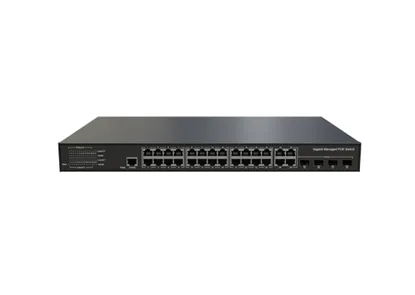 L3 Lite управляемый Ethernet коммутатор 24x10/100/1000Base-T, 4xGigabit комбинированный (RJ45/SFP)