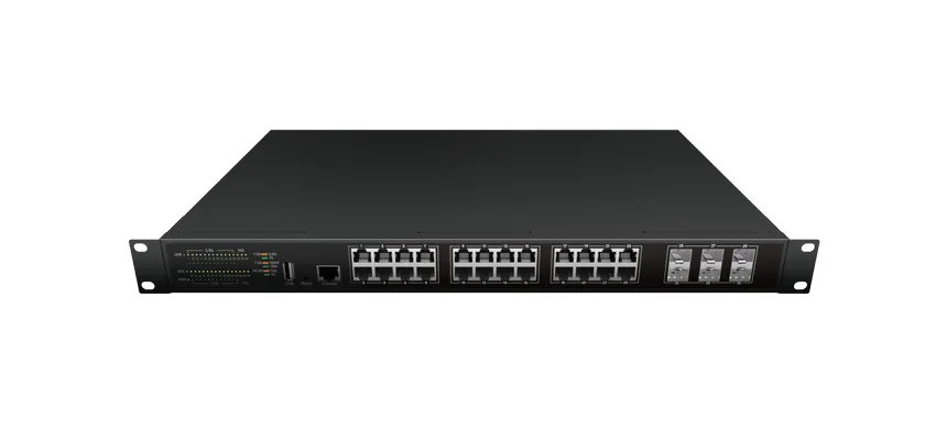 Слой 3 управлял переключателем локальных сетей 24*10/100/1000/2500M RJ45, 6*1G/10G SFP