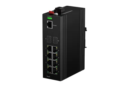 Din-Rail Промышленный L3 Lite Управляемый коммутатор 8x10/100/1000M RJ45, 2x1000M SFP
